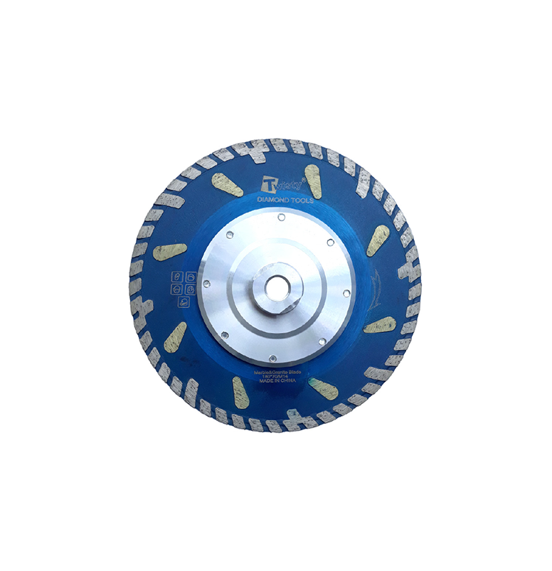 Twisty Long Tear Blue Blade + Flange M14