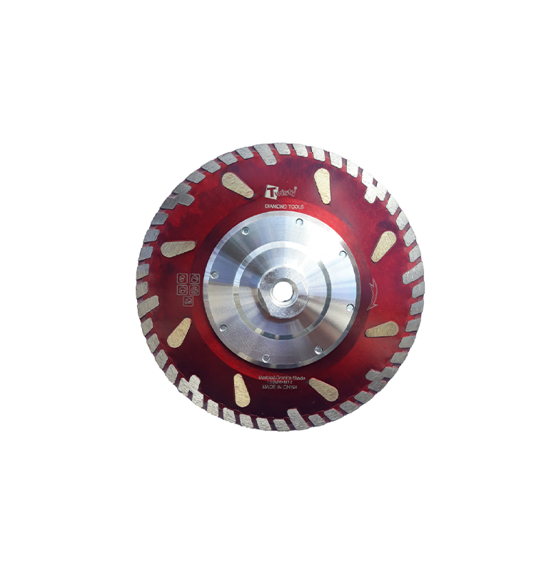 Twisty Long Tear Red Blade + M14 Flange