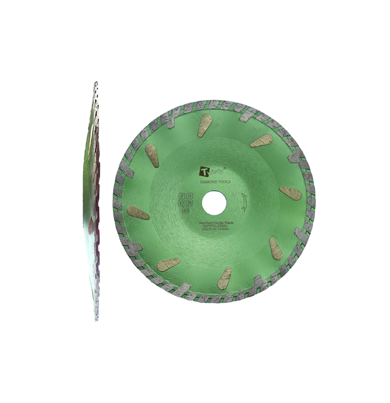 Twisty Green Concave Blade