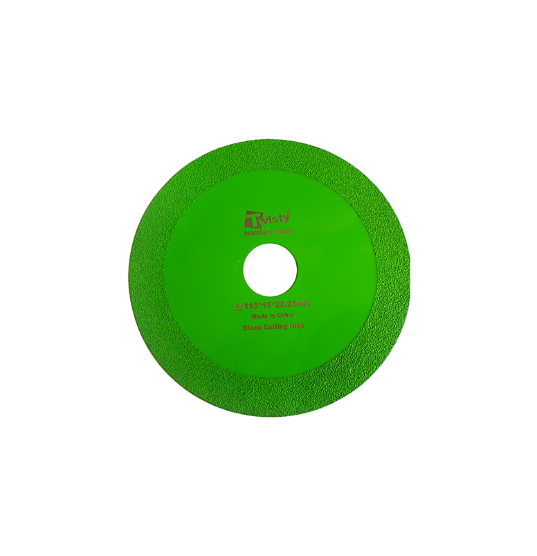 Twisty Green Glass Cutting Blade
