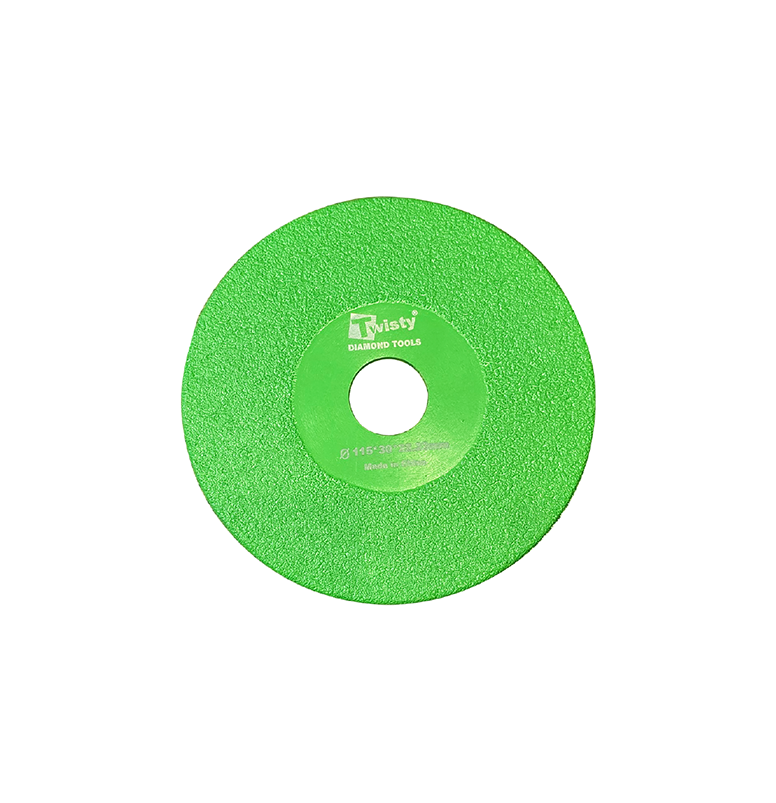 Twisty Green Vacuum Brazed Blade