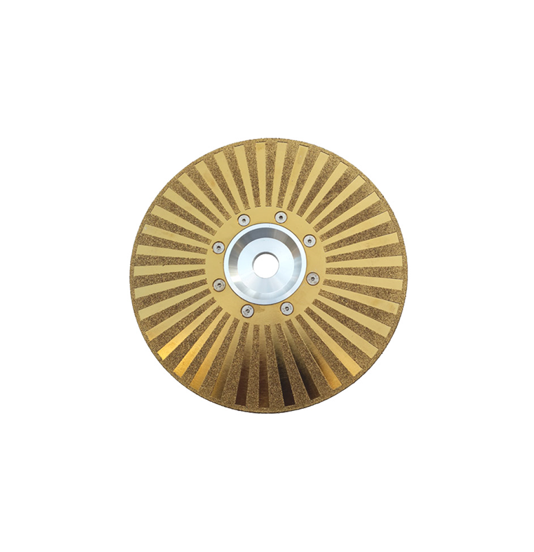 Twisty Electroplated Single-Faced Blade + Flange