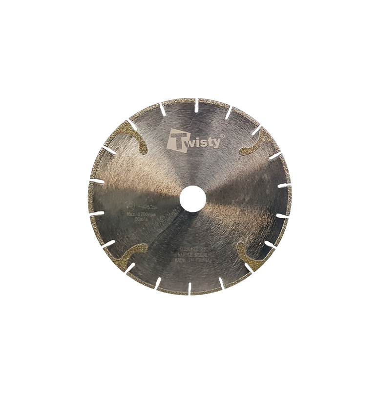 Twisty Electroplated Sliced Blade