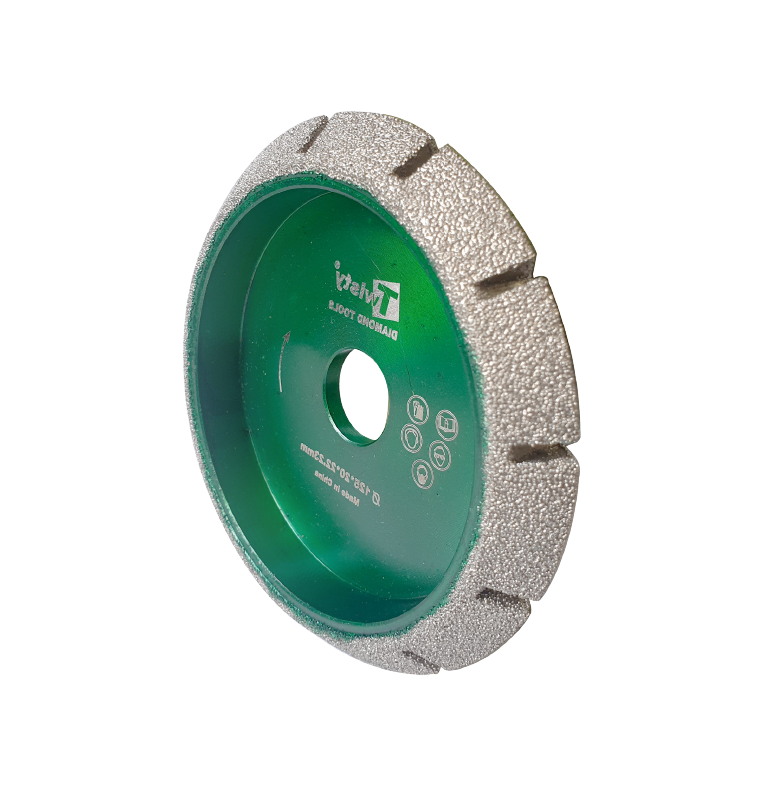 Twisty Vacuum Brazed V Shaped Decor Disc