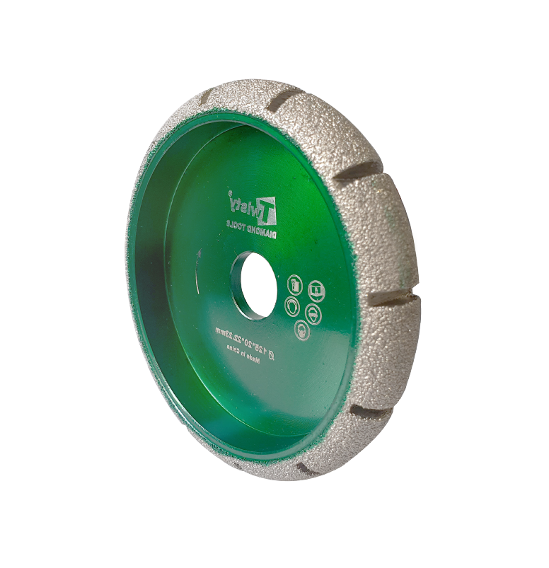 Twisty Vacuum Brazed Round Shaped Decor Blade