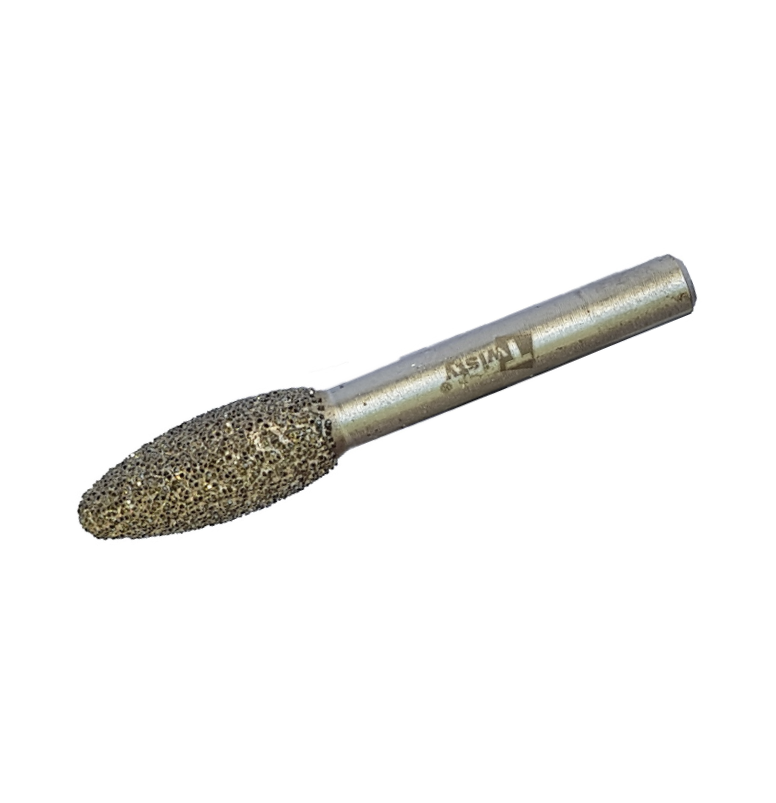 High-Quality Vacuum Brazed Olive-Shaped Diamond Point