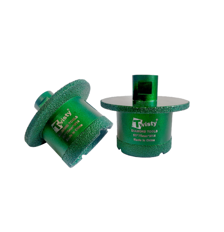 Double Layered Vacuum Brazed Drill Cup