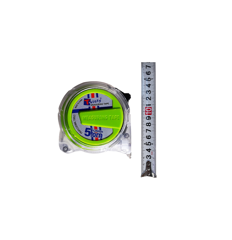 Twisty Transparent Tape Measure White Blade
